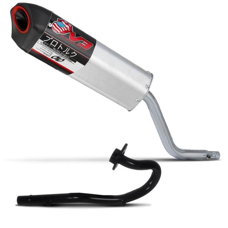 Escape Ponteira V3 Pro Tork + Curva Xtz 125 - Escapamento de Moto